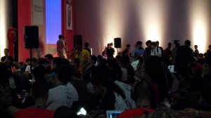 Foto da arena de design e vídeo da Campus Party 2011