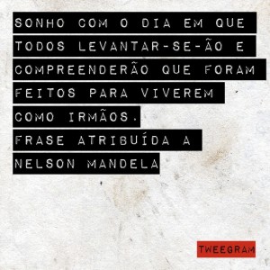 Texto atribuído a Nelson Mandela