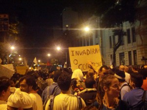 Cartaz anuncia invasão do Congresso