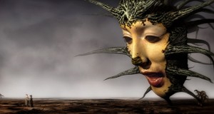 Imagem da Rainha das Sombras do filme Mirror Mask