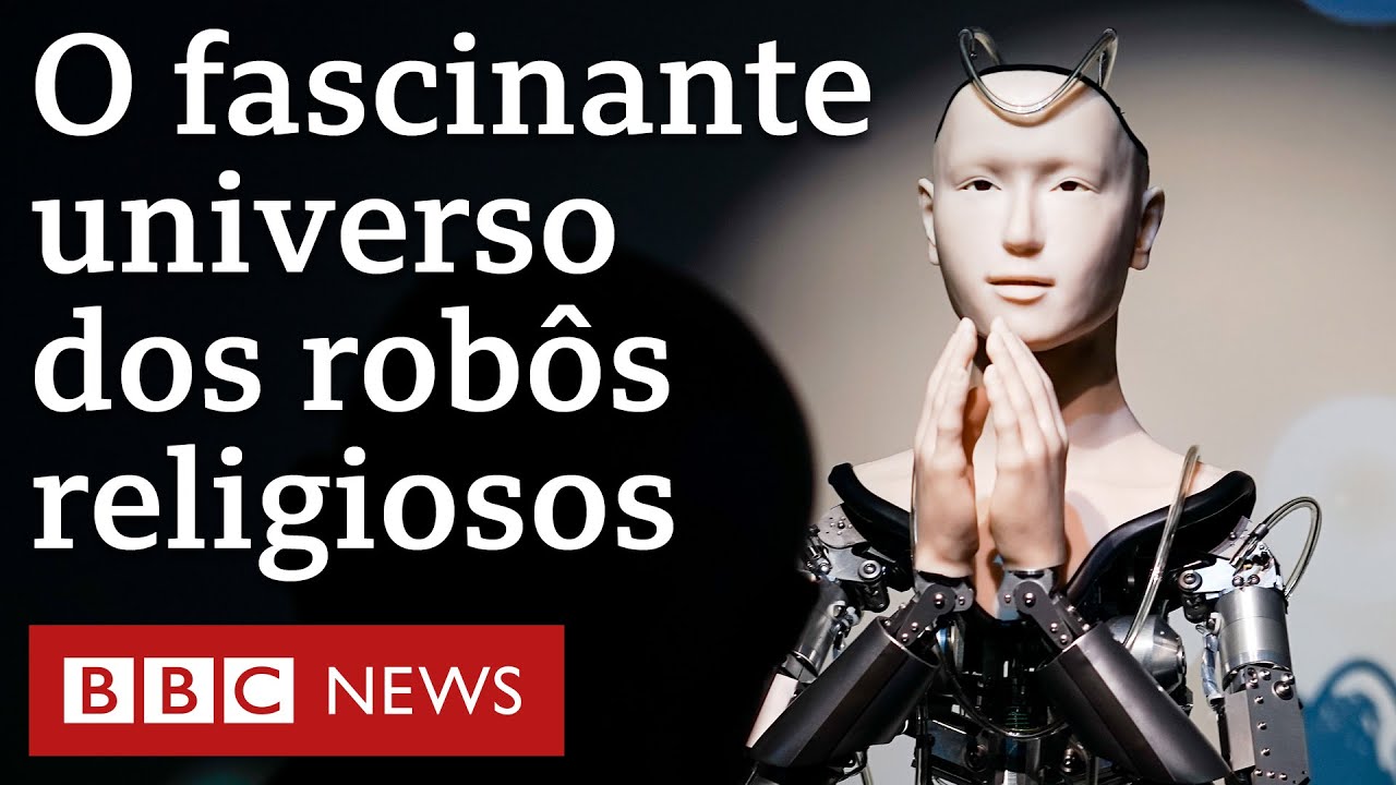 Capa do vídeo da BBC sobre robôs religiosos